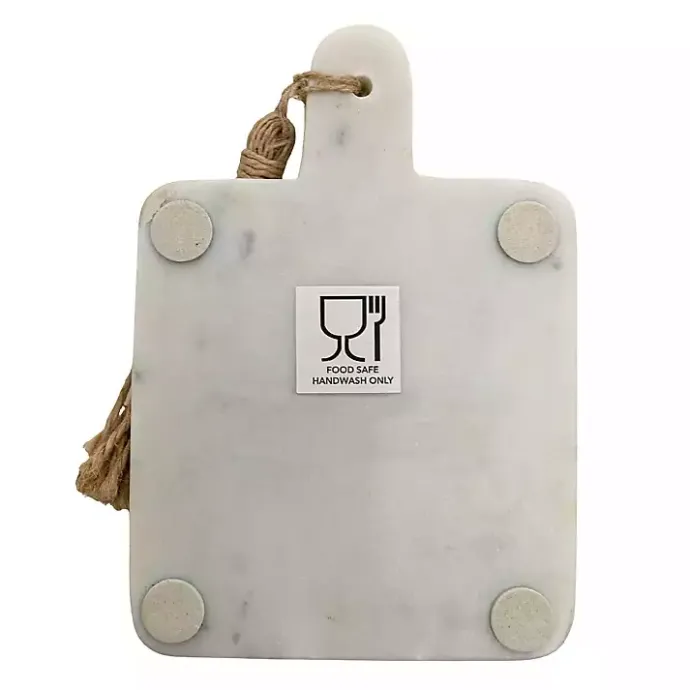 Discount Kirklands Home Marble and Jute Spoon Rest White