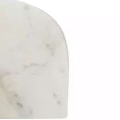 Kirklands Home Marble Arch Bookends, Set of 2 White