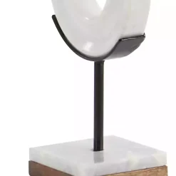 Outlet Kirklands Home Marble Ring Sculpture, 11 in. White