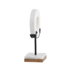 Outlet Kirklands Home Marble Ring Sculpture, 11 in. White