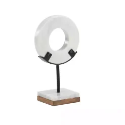 Outlet Kirklands Home Marble Ring Sculpture, 11 in. White