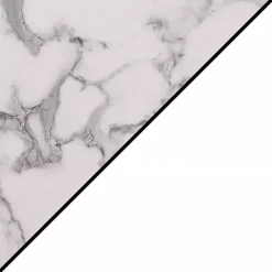 Hot Kirklands Home Marble Round Coffee Table White