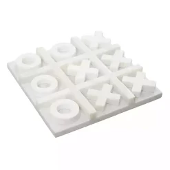 Best Kirklands Home Marble Tic Tac Toe Game Set White