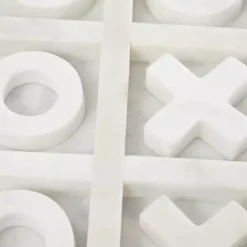 Best Kirklands Home Marble Tic Tac Toe Game Set White