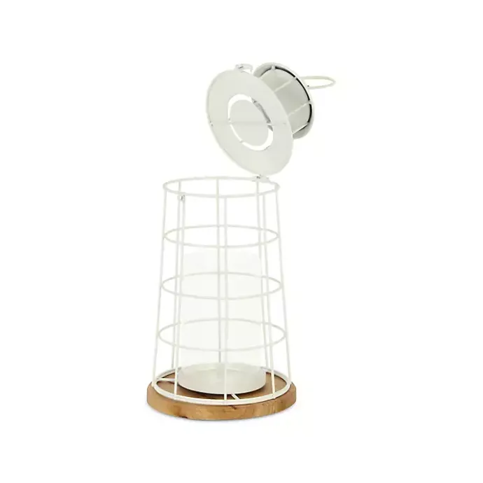 Sale Kirklands Home Metal Lighthouse Lantern, 15 in. White