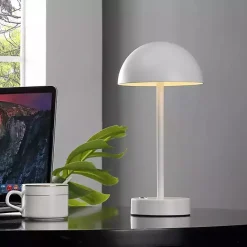 Discount Kirklands Home Metal Rechargeable Table Lamp White
