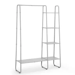 Online Kirklands Home Metal 4-Tier Shelf Clothing Rack White