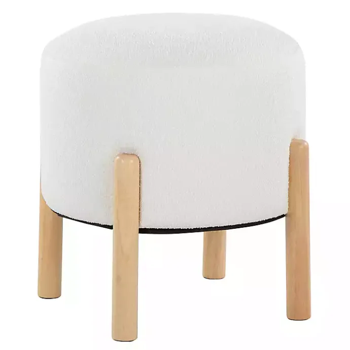 Online Kirklands Home Michelle Ottoman White
