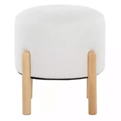 Online Kirklands Home Michelle Ottoman White