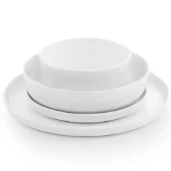 Hot Kirklands Home Modern Ceramic 16-pc. Dinnerware Set White