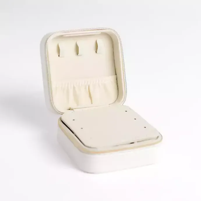 Clearance Kirklands Home Monogram C Travel Jewelry Box White
