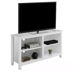 Hot Kirklands Home Montana 4-Shelf Media Cabinet White