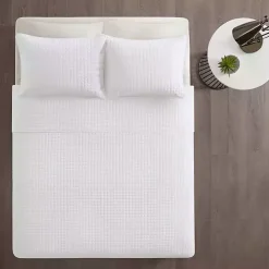 Outlet Kirklands Home Nash 3-pc. Reversible King Coverlet Set White