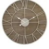 Best Kirklands Home White Natural Wood Raised Clock