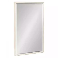 Outlet Kirklands Home White Oakhurst Rectangle Wall Mirror, 36 in.