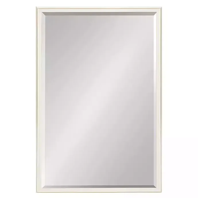 Outlet Kirklands Home White Oakhurst Rectangle Wall Mirror, 36 in.