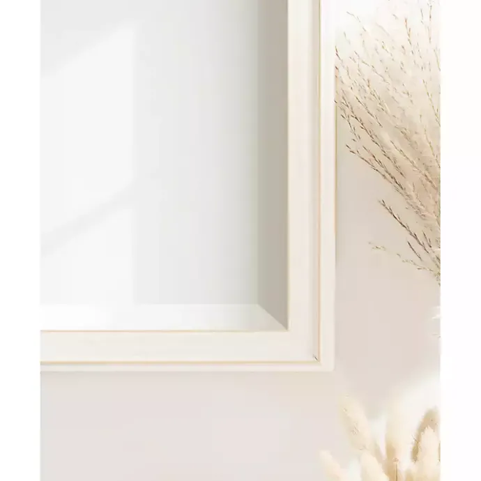 Outlet Kirklands Home White Oakhurst Rectangle Wall Mirror, 36 in.