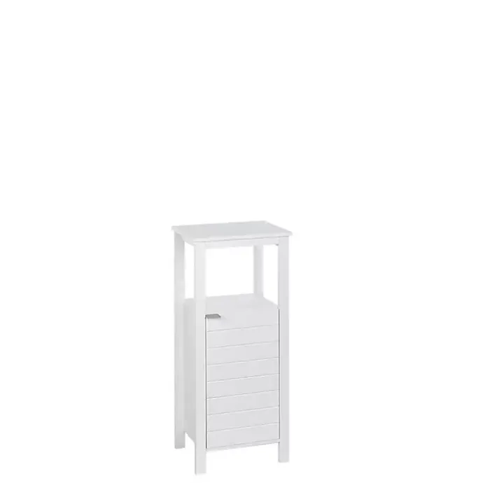 Best Kirklands Home Open Shelf Cabinet White
