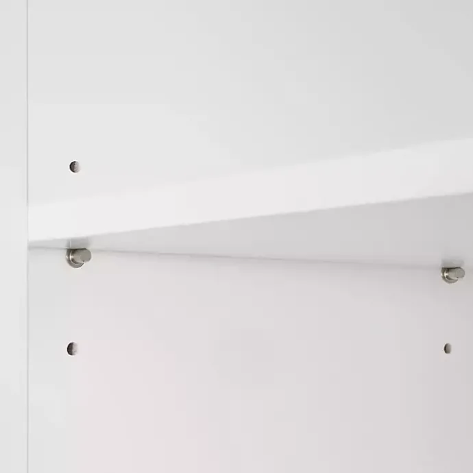 Best Kirklands Home Open Shelf Cabinet White