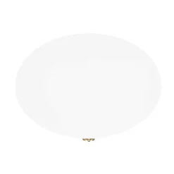 Discount Kirklands Home Oval Decklyn Accent Table White