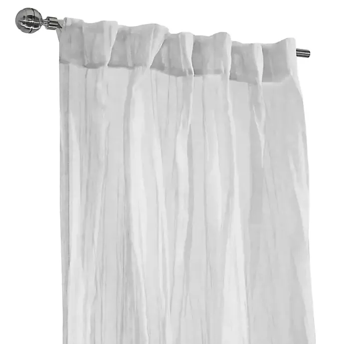 Best Kirklands Home Paloma Curtain Panel, 95 in. White