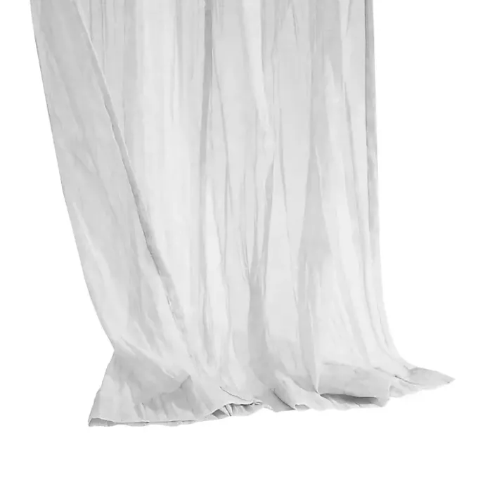 Best Kirklands Home Paloma Curtain Panel, 95 in. White