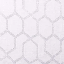 Discount Kirklands Home White Paton Curtain Panel Set, 108 in.