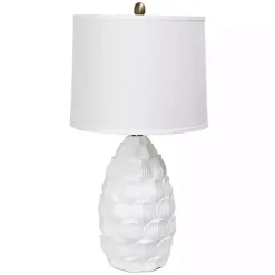 Clearance Kirklands Home Petals Table Lamp White