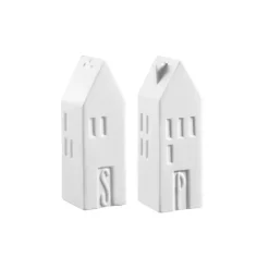 Online Kirklands Home Porcelain House Shaped Salt & Pepper Shakers White