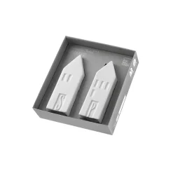 Online Kirklands Home Porcelain House Shaped Salt & Pepper Shakers White