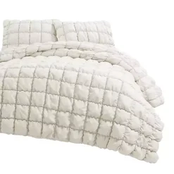 Outlet Kirklands Home Puff 3-pc. Full/Queen Comforter Set White