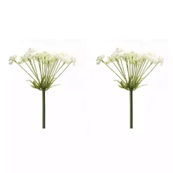 Outlet Kirklands Home Queen Anne's Lace Stems, Set of 2 White