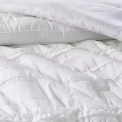 Outlet Kirklands Home White Quilted California King 5-pc. Comforter Set