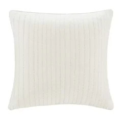 Discount Kirklands Home Quilted Euro Pillow Sham White