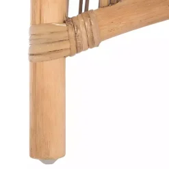 New Kirklands Home Rattan Erika Dining Chairs, Set of 2 White