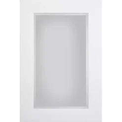 Outlet Kirklands Home White Rectangular Beveled Wall Mirror