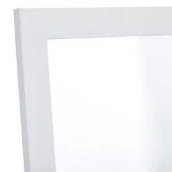 Best Kirklands Home White Rectangular Wood Wall Mirror