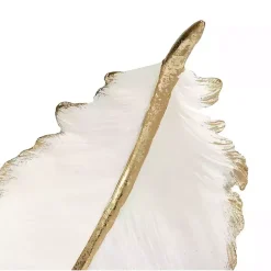 Best Kirklands Home Resin Feather Bowl White