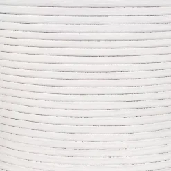 Best Kirklands Home Ribbed Rattan Round Accent Table White