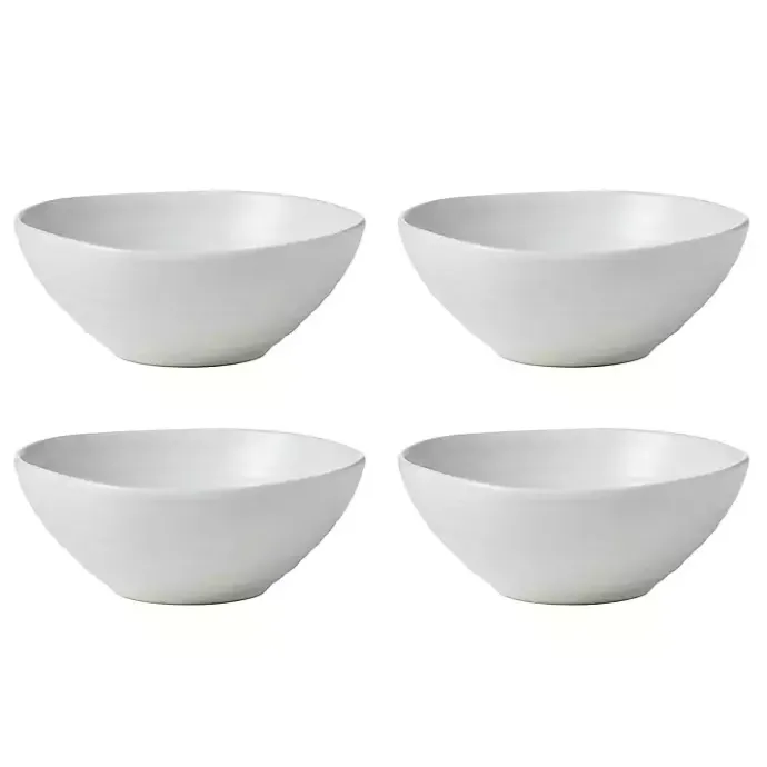 Sale Kirklands Home Ridge 12-pc. Stoneware Dinnerware Set White