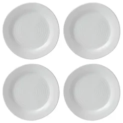 Sale Kirklands Home Ridge 12-pc. Stoneware Dinnerware Set White