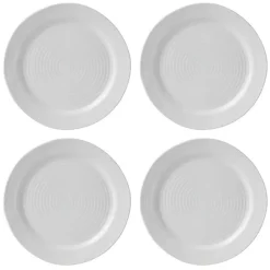 Sale Kirklands Home Ridge 12-pc. Stoneware Dinnerware Set White