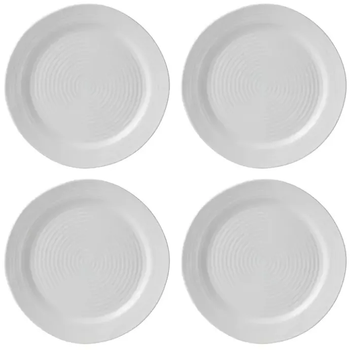 Sale Kirklands Home Ridge 12-pc. Stoneware Dinnerware Set White