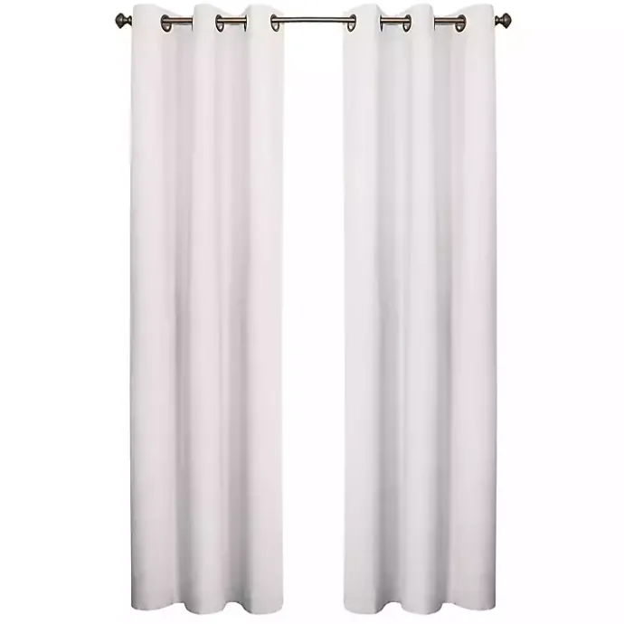 Sale Kirklands Home Room Darkening Curtain Panel Set, 63 in. White