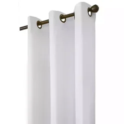 Clearance Kirklands Home Room Darkening Curtain Panel Set, 72 in. White