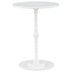 Kirklands Home Santel Spindle Accent Table White