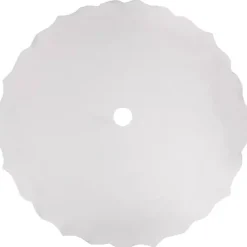 Sale Kirklands Home Scalloped Christmas Tree Skirt, 48 in. White