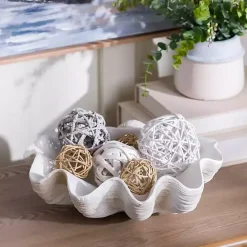 Best Kirklands Home Seashell Shaped Bowl White