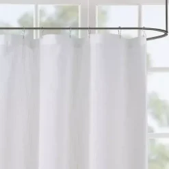 Discount Kirklands Home Sheer Shower Curtain White