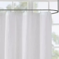 Discount Kirklands Home Sheer Shower Curtain White